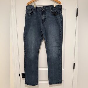 Old Navy Men's Dark Blue Straight Leg Jeans Size 38x34